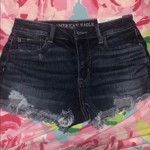 AEO Hi-Rise Festival Super Stretch Jean Shorts